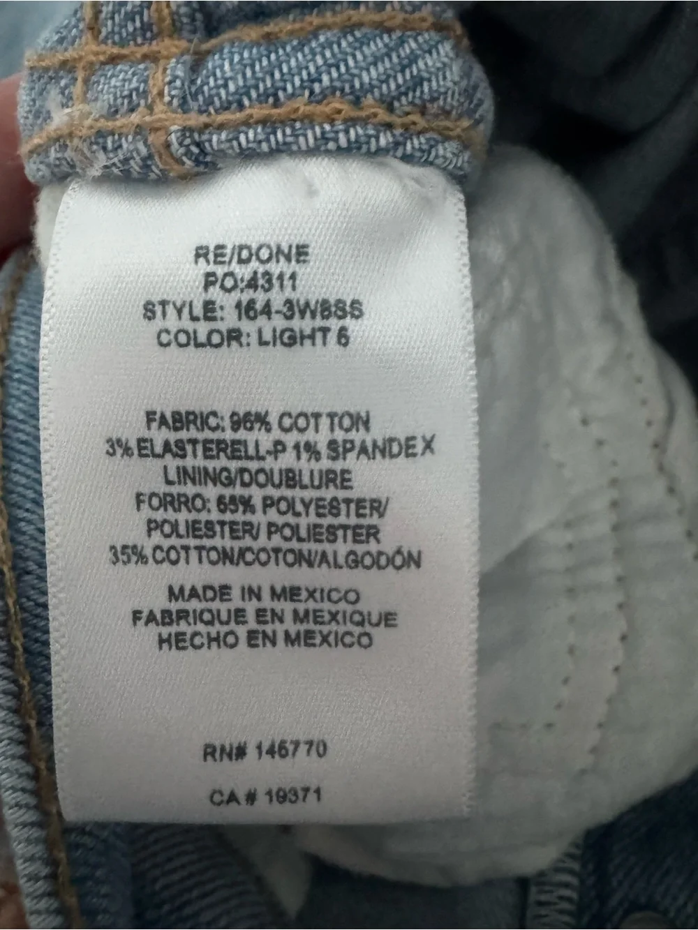 $250 RE/DONE Originals ’80s Slim Straight Jeans Light Wash Raw Hem Size 25